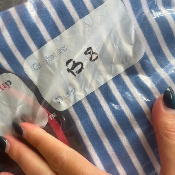 Draper James Blue & White Striped Short Sleeve A-Line‎ Dress - Size S - Picture 11 of 11